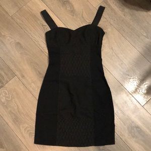 Black mini dress